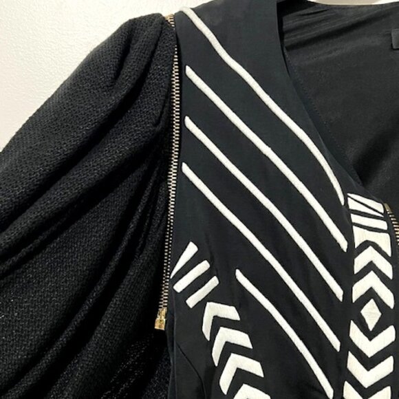 Ginger & Smart Black & White Sleeveless Dress & Matching Jacket - Picture 4 of 11